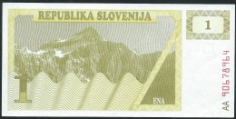 BILLET //REPUBLIKA SLOVENIJA / SLOVENIE / ENA TOLAR / 1 TOLAR  - AA90678964 LAURA 22423 - Slovenia