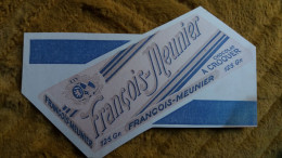 BUVARD PUBLICITAIRE PUBLICITE CHOCOLAT FRANCOIS MEUNIER   FORMAT 13 PAR 19.5 CM - Cocoa & Chocolat