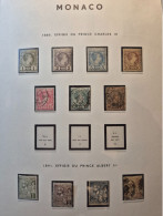 MONACO Alb. MOC 1885/1978 Neufs + PA (dont Oiseaux **) Côte >10 000€ - Collezioni & Lotti