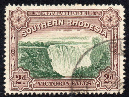 RHODESIA DEL SUR Sello Usado CATARATAS LAGO VICTORIA Año 1935 - Zuid-Rhodesië (...-1964)