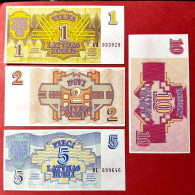 N°49 4 BILLETS DE BANQUE DE LETTONIE 1992 NEUF / UNC - Latvia