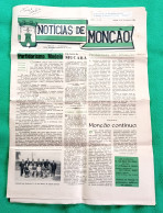 Monção - Jornal "Notícias De Monção" Nº 17 De 17 De Novembro De 1962 - Imprensa. Viana Do Castelo. Portugal. - Informations Générales