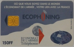 MILITAIRE / ARMEE DE TERRE - Division Salamandre - Carte Téléphonique ECOPHONING 150 FF - Army