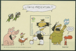 Argentinien 2006 Fußball-WM Deutschland Block 91 Postfrisch (C95591) - Blocks & Sheetlets