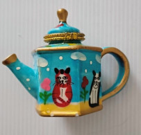 Théière Miniature Au Motif De Chats - Altri & Non Classificati