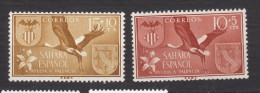 ##9, Sahara Espagnol, Chauve-souris, Bat, Grue, Crane, Fleur, Flower - Pipistrelli