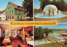 Jagstfeld Bad Friedrichshall BW Gasthaus Sonne Gastraum Massagebrunnen Sole-Well - Bad Friedrichshall