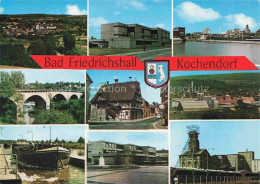 Kochendorf Bad Friedrichshall BW Panorama Binnenschiffahrt Neckar Bruecke Altsta - Bad Friedrichshall