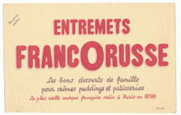 Buvard 21.3 X 13.5 Entremets FRANCORUSSE Dessert - Cake & Candy