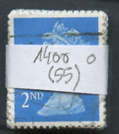 Grande Bretagne Lot 1989 Y&T N°1400 - Michel N°1214C (o) - 2nd Reine Elisabeth II - Lot De 55 Timbres - Sheets, Plate Blocks & Multiples