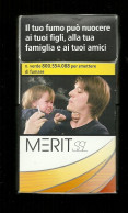 Tabacco Pacchetto Di Sigarette Italia - Merit 4 Ssl N.3 Da 20 Pezzi - Vuoto - Empty Cigarettes Boxes