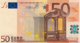 BELGIUM 50 Z T038 A1 UNC DRAGHI - 50 Euro