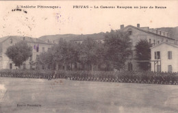 Delcampe - 07 - Ardèche - Privas - La Caserne Rampon Un Jour De Revue (Inédite) - Privas