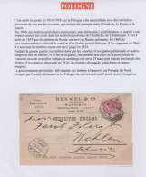 POLOGNE  Carte Postale De Varsovie Avec Timbre Autrichien Pour La Suisse  Du 6.12.1898 - ...-1860 Vorphilatelie