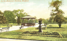 SHEFFIELD, BOTANICAL GARDEN, PAVILION, PARK, POSTCARD, UNITED KINGDOM - Sheffield