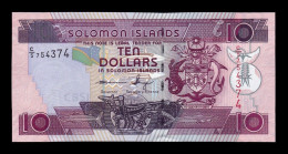 Islas Salomón Solomon 10 Dollars 2009 Pick 27c Sc Unc - Solomon Islands