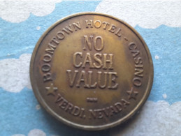 ETATS UNIS JETON DE CASINO BOOMTOWN HOTEL CASINO VERDI NEVADA USA FAMILY FUN CENTER - Casino