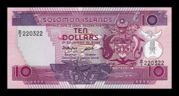 Islas Salomón Solomon 10 Dollars 1986 Pick 15 Sc Unc - Solomon Islands