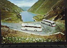 Österreich: AK Vom Tauernkraftwerk Kaprun  Mit 2 Alten Reisebusse Mit 2,50 S Linz Nach Deutschland - Kaprun