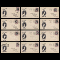 Malaya 1953 Coronation First Day Covers For All States, SINGAPORE - Federation Of Malaya