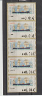 España Spain 2002 - Crucero Infanta Isabel (CASC) Tira Etiqutetas Bajo Valor Mnh** - Machine Labels [ATM]