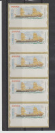España Spain 2002 - Vapor Mixto M. Pinillos Tira Etiqutetas Blancas Mnh** - Machine Labels [ATM]