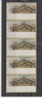 España Spain 2002 - Posta Arkitektura. Donostia - San Sebastián Tira Etiquetas Blancas Mnh** - Machine Labels [ATM]