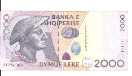 ALBANIE 2000 LEKE 2007 VF P 74 - Albania