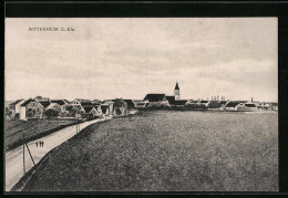CPA Wittenheim O.-Els., Vue Générale, Weg In Die Ortschaft - Wittenheim