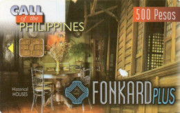 PHILIPPINES - CHIP CARD - PLDT - HISTORICAL HOUSES - 30/11/98 - Philippinen