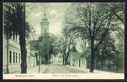AK Lindow, Blick In Die Breitestrasse - Lindow