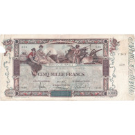 France, 5000 Francs, Flameng, 1918-01-29, Y.24, B+ - 5 000 F 1918 ''Flameng''