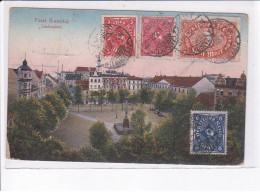 ALLEMAGNE: BRANDEBOURG: FORST: Lindenplatz - état - Forst