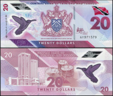 Trinidad And Tobago. 20 Dollars. 2020 Unc. Polymer. Banknote Cat# P.NL - Trinidad & Tobago