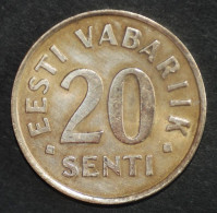 ESTONIE 20 SENTI 1992. - Estonie