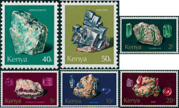 336796 MNH KENIA 1977 MINERALES - Fossils
