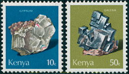 336793 MNH KENIA 1977 MINERALES - Fossils