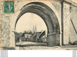 LEVES VIADUC DU CHEMIN DE FER ET CLOCHERS DE LA CATHEDRALE DE CHARTRES - Lèves