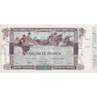 France, 5000 Francs, Flameng, 1918-01-04, Z.3, TB+ - 5 000 F 1918 ''Flameng''