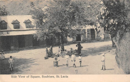¤¤   -   ANTILLES  -  SAINTE-LUCIE  -  ST-LUCIA  -   Side View Of Square, Soufrière    -   ¤¤ - St. Lucia