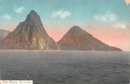 ¤¤  -  ANTILLES  -  SAINTE-LUCIE  -  ST-LUCIA  -   The Pitons     -  ¤¤ - St. Lucia
