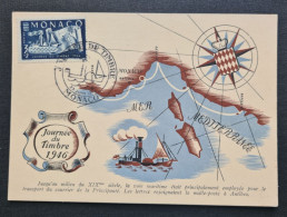 Monaco,  Timbre Numéro 294 Sur Carte Maximum. - Covers & Documents