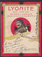 Publicité Signature De L'aviateur LEGAGNEUX Publicitaire Lyonite - Aviators & Astronauts