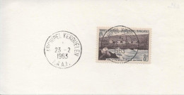 ANTARTIDA ANTARCTIC TAAF 1963 FRAGMENTO CON MAT ARCHIPEL KERGUELEN - Autres & Non Classés