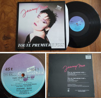 DISQUE VINYLE MAXI 45t RPM (12") JEANNE MAS «Toute Première Fois» FRANCE 1984 - 45 T - Maxi-Single