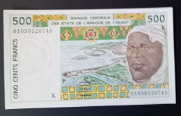 WESTERN AFRICAN STATES  - SENEGAL - 2002 - 500 FRANCS - P#710K - INC -- BANKNOTES - PAPER MONEY - - West African States