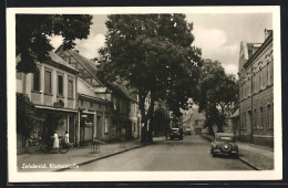 AK Zehdenick, Klosterstrasse Mit Geschäften - Zehdenick
