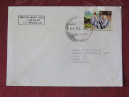 Cuba 2012 Cover To Nicaragua - Dance Traditional Costumes - Lettres & Documents