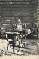 CPA Bibliotheque Combourg Interieur Du Chateau - Bibliotheken