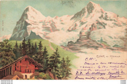 SUISSE - S14735 - Eiger Et Mönch Kunst Litho - - Mon